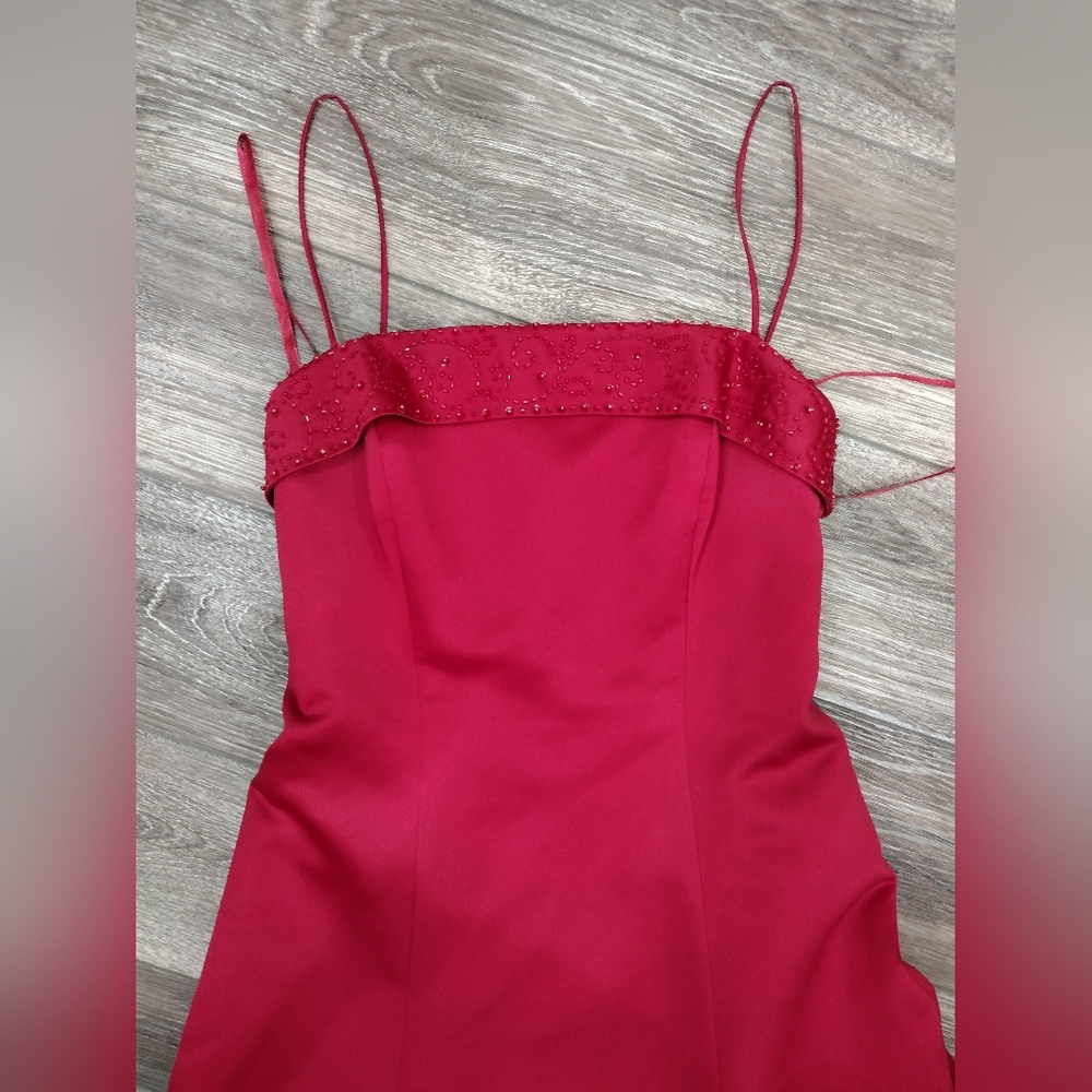 Michelangelo Red Formal Dress Size 2
